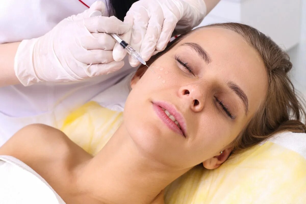 Face injection. Face injection