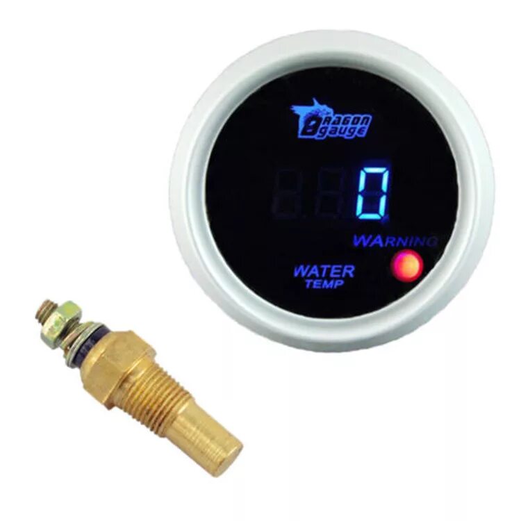 датчик измерения температуры жидкости. автомобильный датчик температуры охлаждающей жидкости выносной. датчик температуры цифровой 24v. термометр "имит" d-52mm (0-120*c) l-1000mm (круглый)(010282). датчик 52мм температура охлаждающей жидкости.