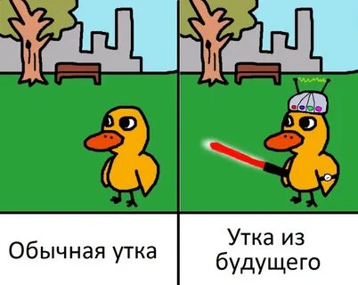 Утки громко