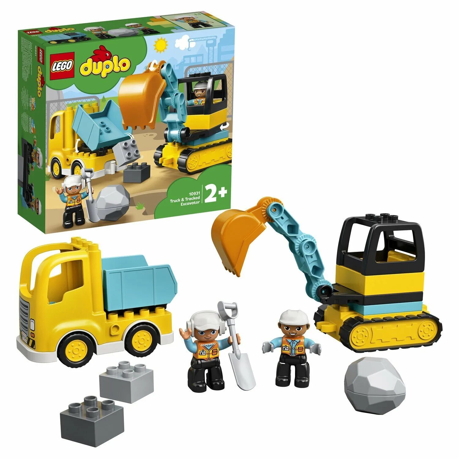 Duplo 10931. Duplo 10931. Конструктор lego duplo town 10931 грузовик и гусеничный экскаватор. Лего дупло 10931. 10931 лего.