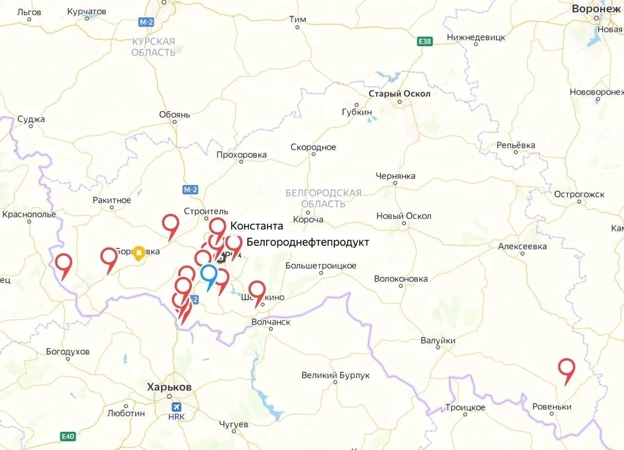 Где бомбили курская область. Карта обстрелов Белгородской области. Карта обстрелов Белгорода. Карта обстрела Белгородской обл. Белгородская область на карте.