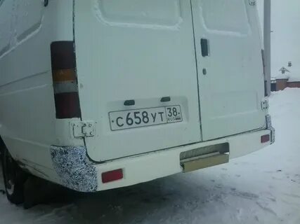 Задний бампер газель