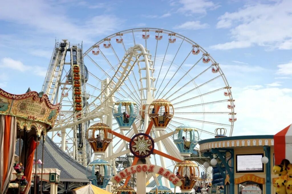 Парк аттракционов ая. Morey&#039;s piers amusement park. парк развлечений. парк аттракционов картинки. аттракцион.