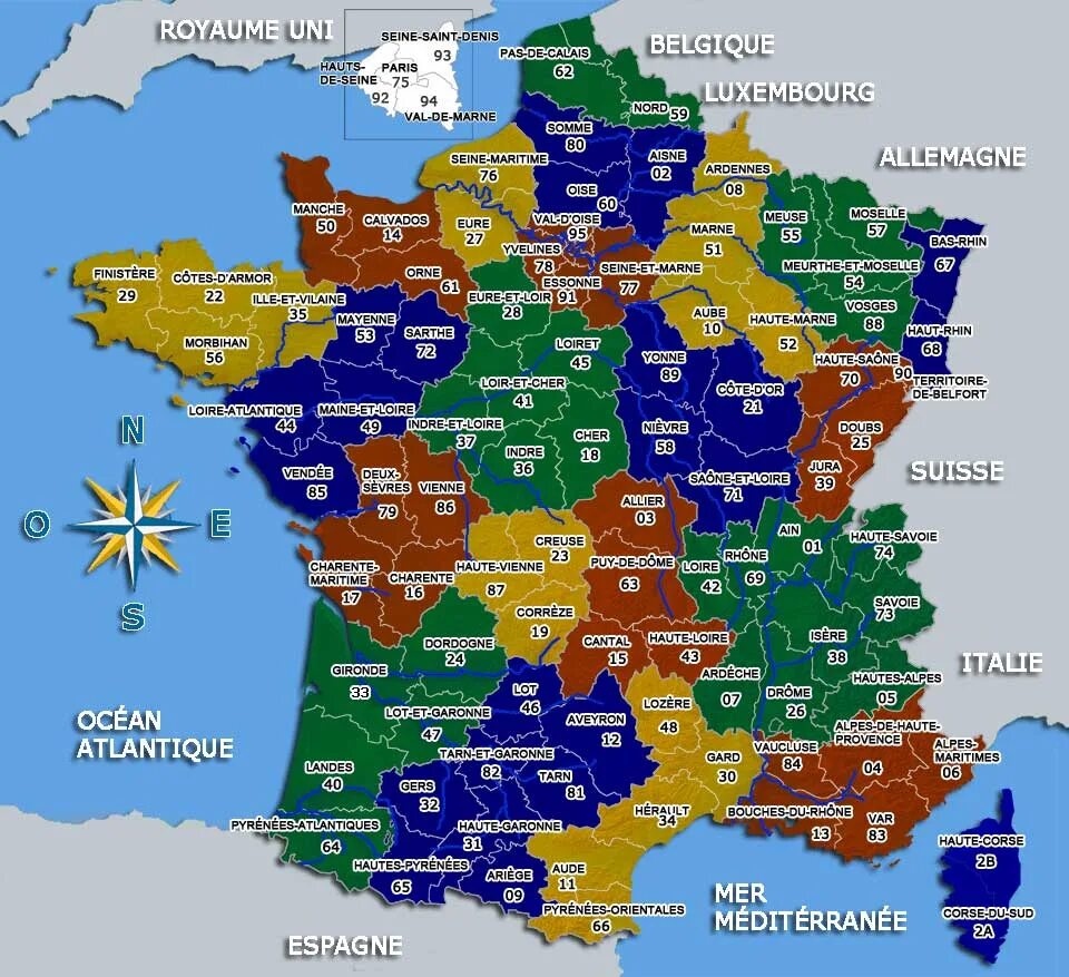 Карта Франции на французском языке. Физическая карта Франции. Regions de France. Карта пазл Франции. Region de france