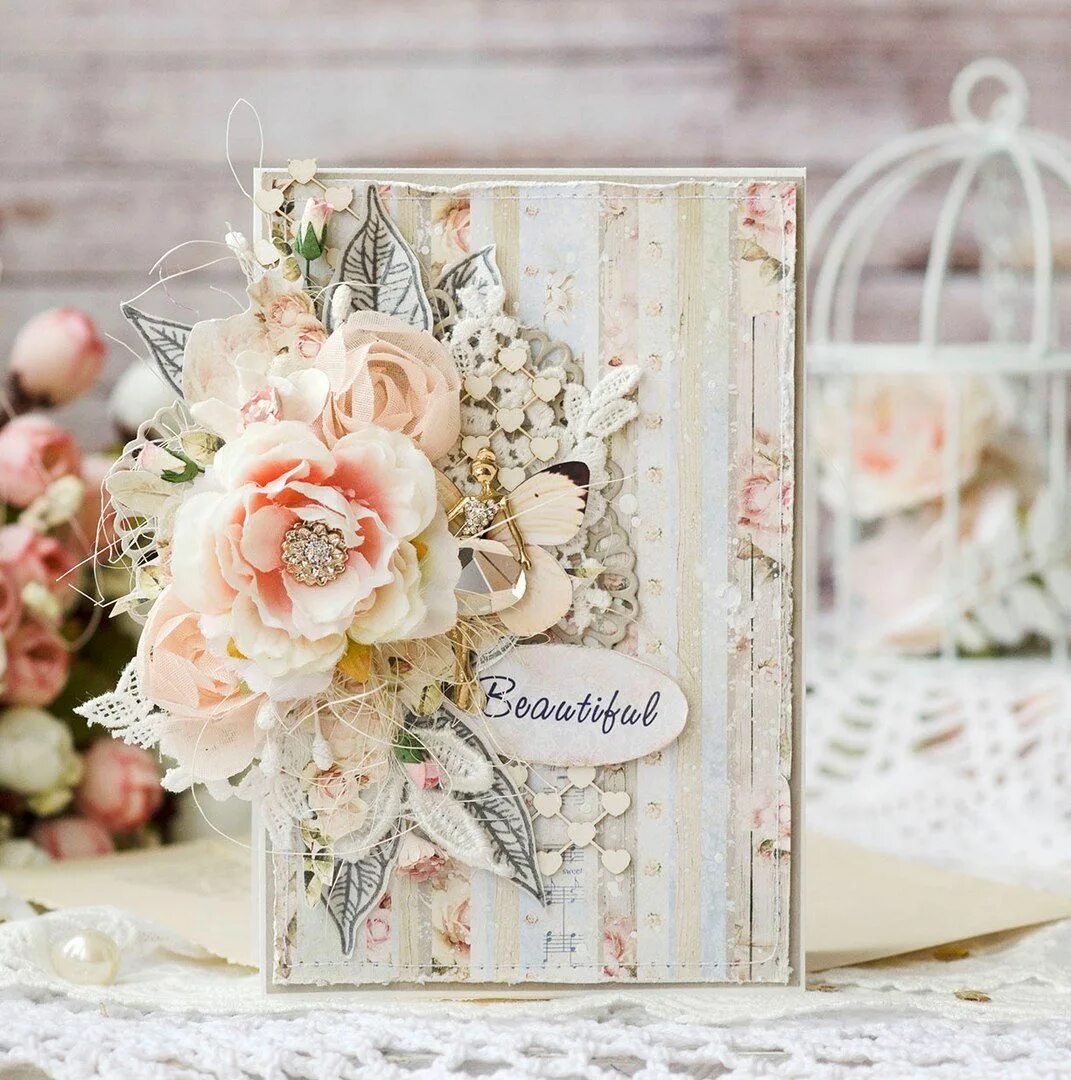 Для скрапбукинга. Beautiful cards. Дизайнерские открытки ручной работы. Скрапбукинг. Beautiful cards.