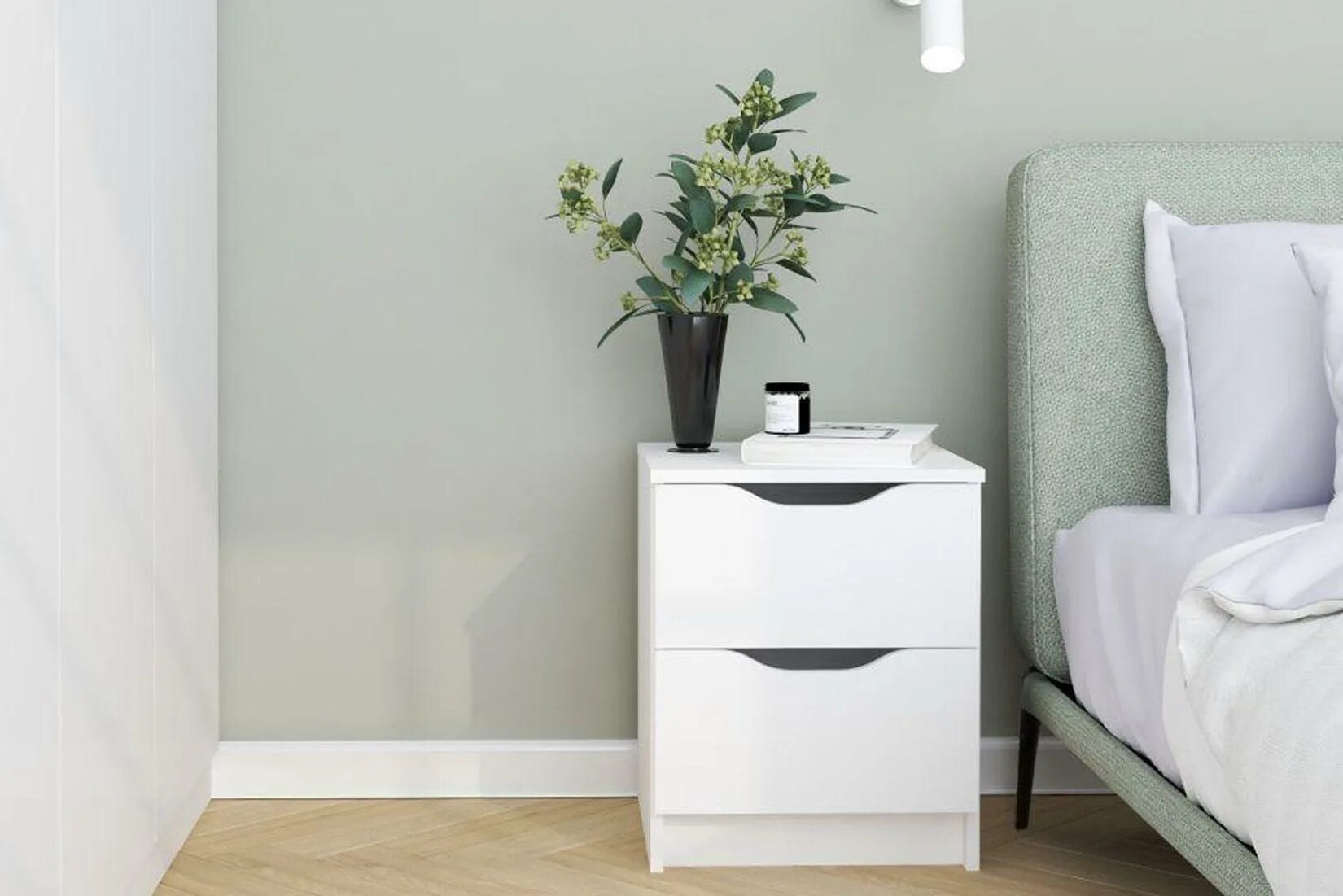 Комод Goodform Hemnes с 2 ящиками, 54x38x66 см, 2 ящ. - купить по выгодной цене 