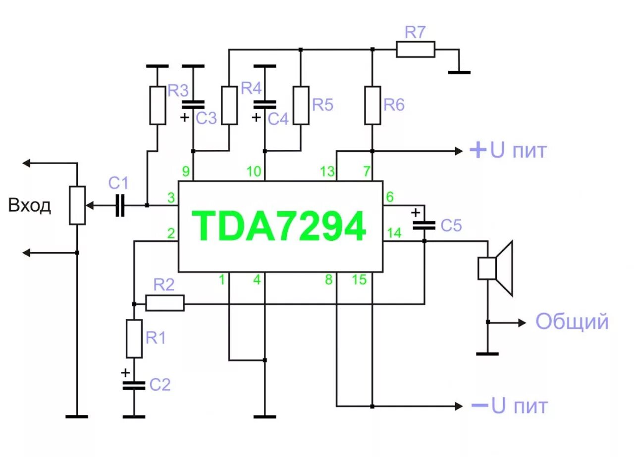 Унч на тда. Усилитель НЧ 100 Вт tda7294. Усилитель на tda7294 с транзисторами. Tda7294 схема микросхемы. Усилитель НЧ 100 ватт схема.