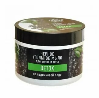 Черное мыло для волос