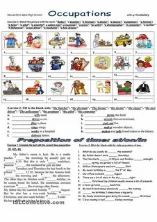 Vocabulary exercises 1