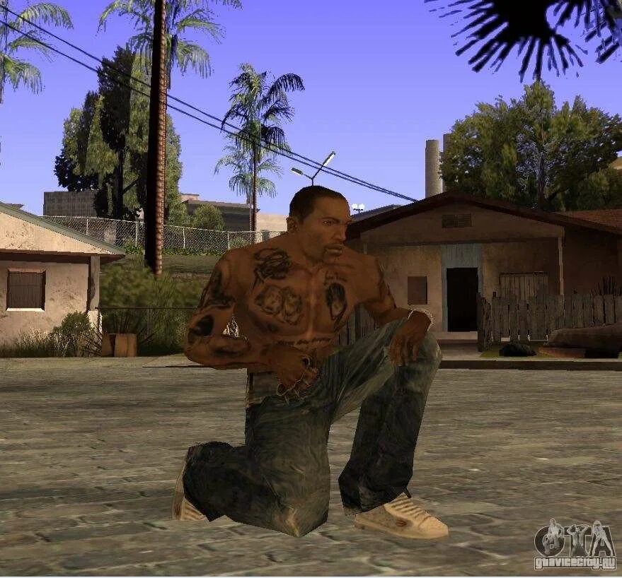 Cj san andreas. CJ GTA sa. Джинсы СИДЖЕЯ. GTA Сиджей белый. GTA San Andreas Сиджей одежда.