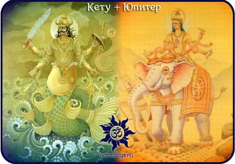 кету с юпитером. кету джйотиш планета. юпитер божество джйотиш. брихаспати янтра. мудрец брихаспати.