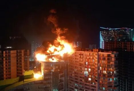 Горящий грузия