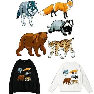 Нарисованные хищные животные