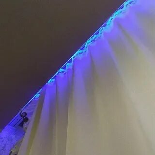 Гардина для натяжного потолка с подсветкой