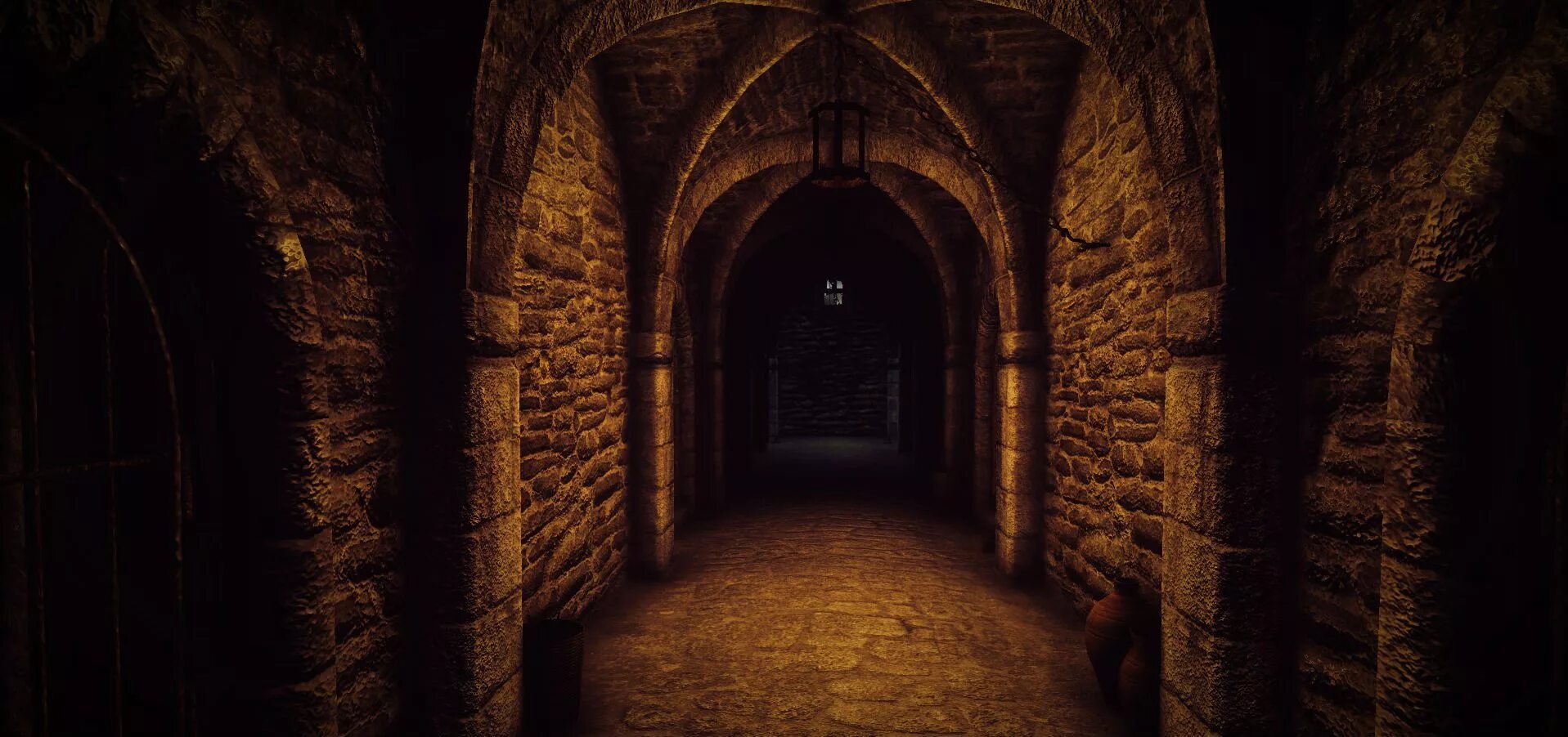 Открой дверь в подземелье. Хогвартс подземелье катакомбы. Комната в подземелье. Дверь в подземелье. Коридор подземелья.