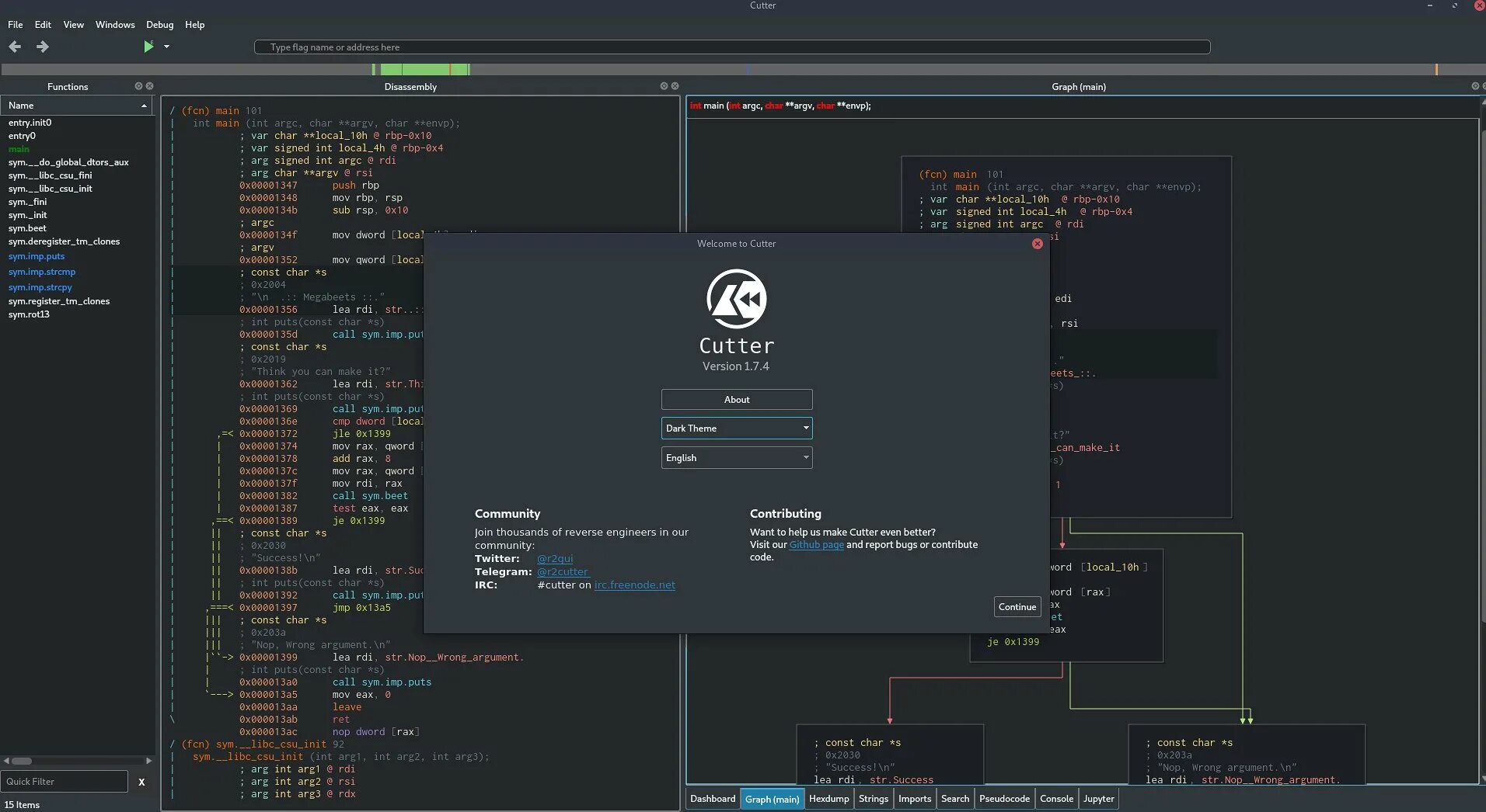 Cutter radare2. Консоль дизассемблера. Cutter radare2 декомпилятор. C++ qt QSLIDER С регулировкой диапазона. Wrong arguments