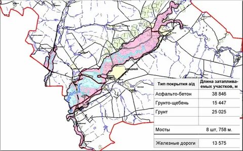 Карта подтопления г орск