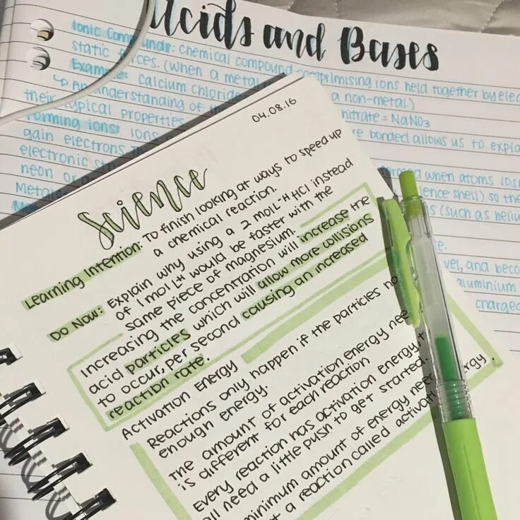 Study Notes. Notes ideas. Beautiful Notes. Note taking Tips.