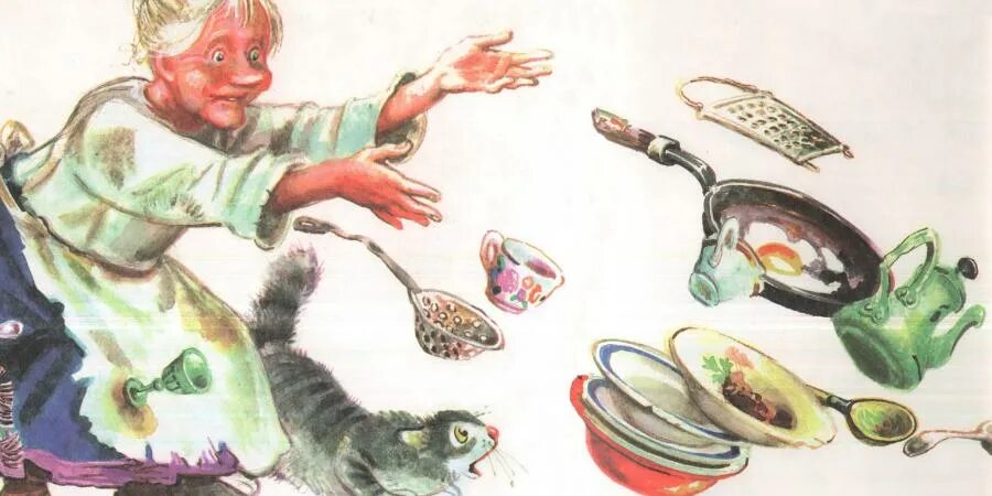 Чуковский "федорино горе". Чуковский «мойдодыр», «федорино горе»;. Бабушка федора федорино горе. Иллюстрации к сказкам чайковского федорино горе. Федорино горе.