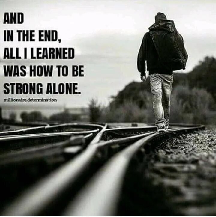 Ending up alone. The end alone. is how to be strong alone. песня how to be alone. be strong.