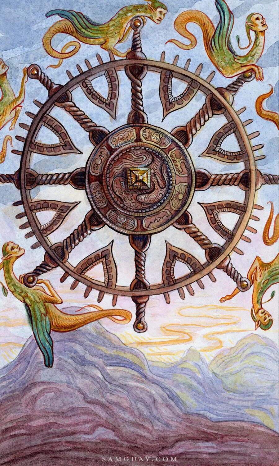 аркан колесо фортуны таро. колесо фортуны и мечи. карта таро аркан фортуна. колесо фортуны и мечи. фортуна колесо фортуны.