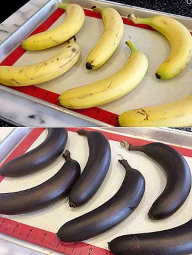 Печеные бананы. Запеченные бананы в духовке. Испорченные бананы. Банан вставляется.