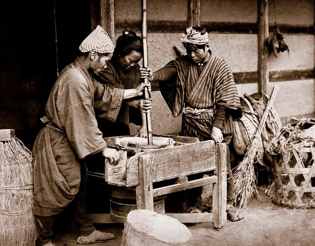 Япония 19 век. Японцы в 19 веке. Ремесленники в Японии 19 век. Япония 19 века жизнь японцев.