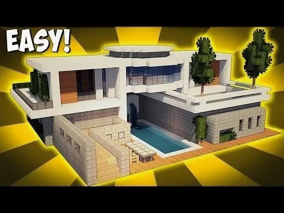 Minecraft modern house tutorial. Minecraft modern house tutorial