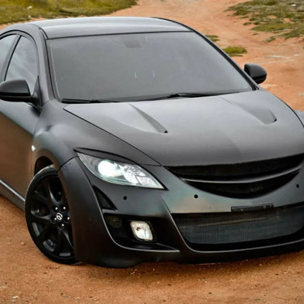 Мазда 6 своими руками. Mazda 6 GH обвес. Мазда 6 GH Tuning. Mazda 6 GH 2009. Mazda 6 GH черная.