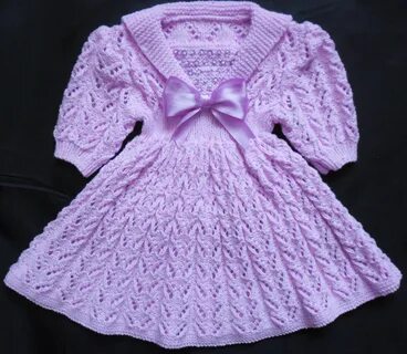 Ажурное спицами для девочки