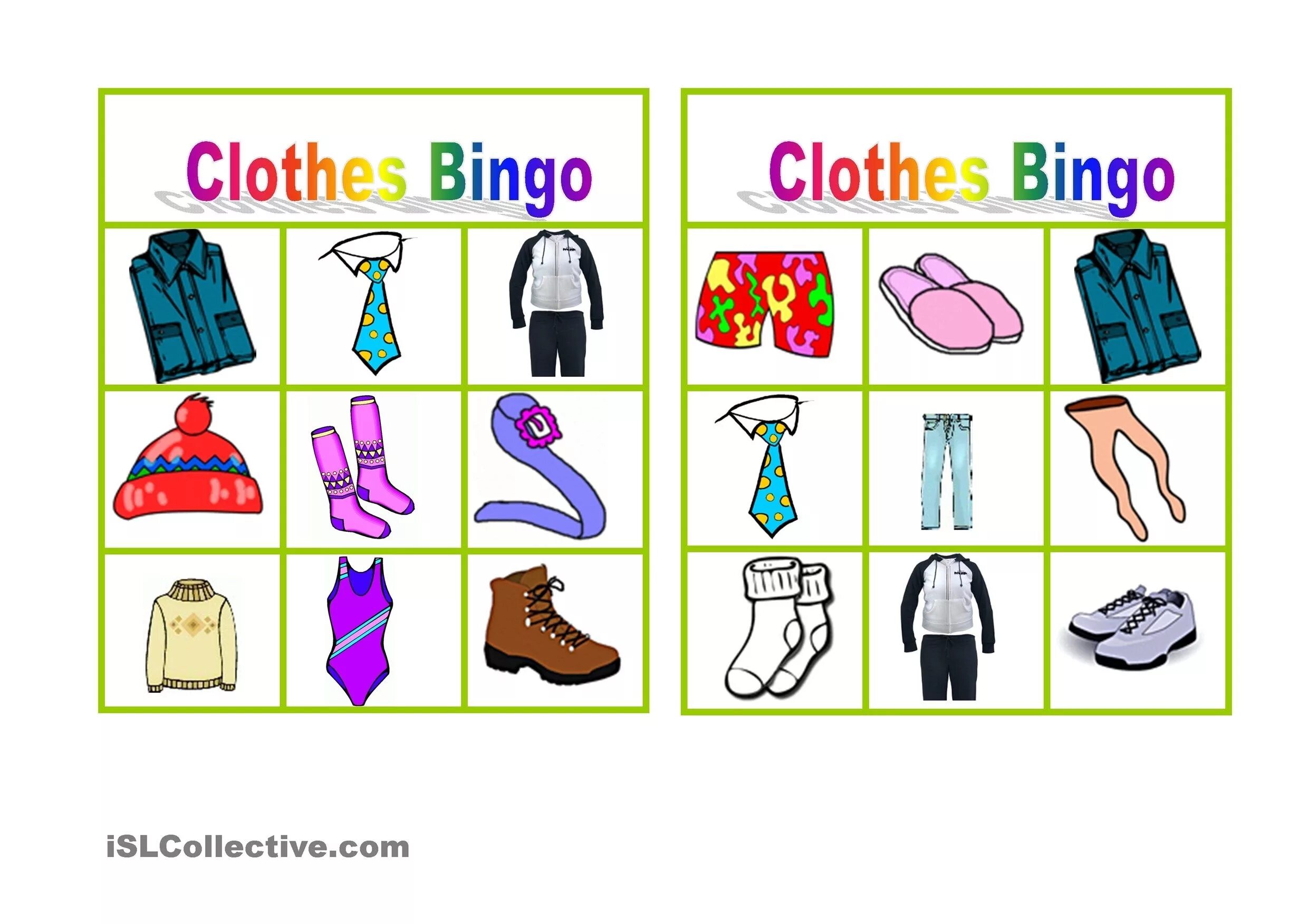 Clothes worksheets for kids. Одежда на английском. Clothes игра. Бинго на тему одежда. Clothes Bingo game.