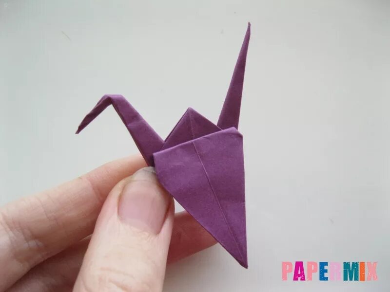 Журавлик из бумаги. Как сделать журавлика из бумаги. Мастер класс Журавлик из бумаги. Оригами из бумаги Журавлик пошаговая.