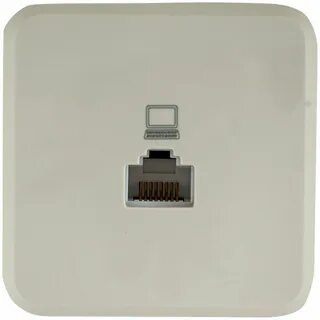 Розетка компьютерная rj 45 накладная