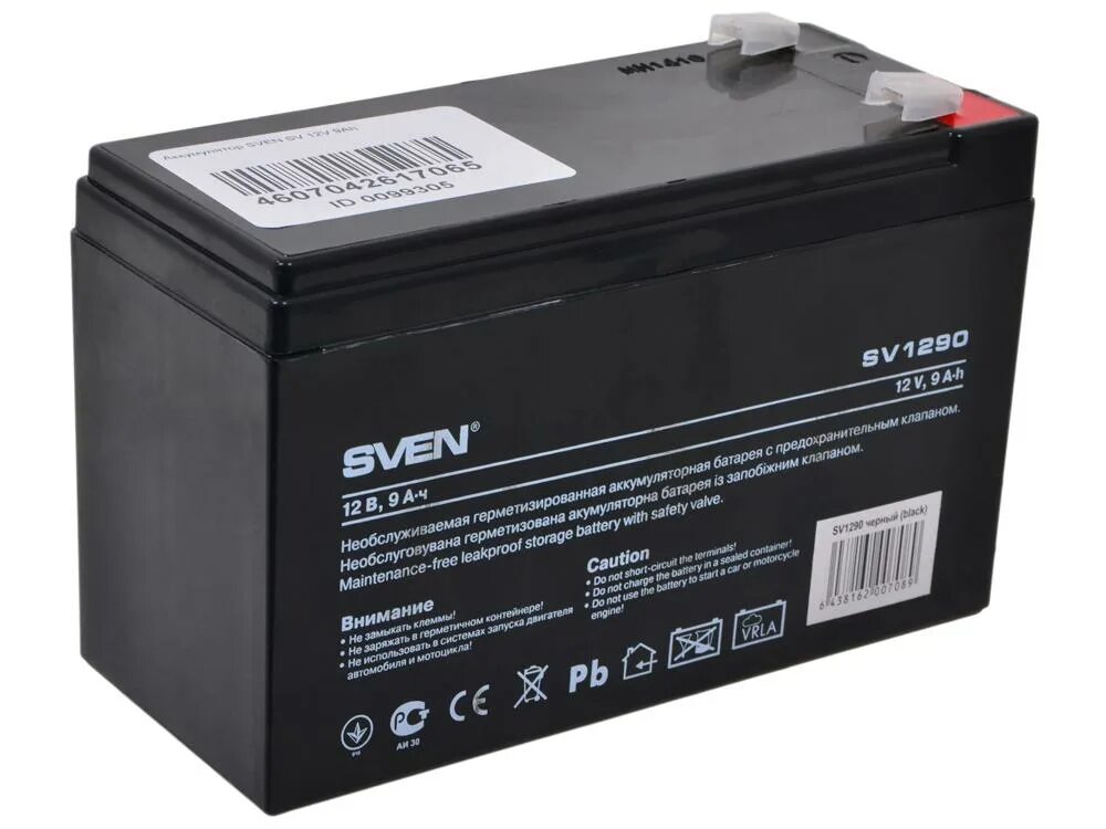 Аккумуляторы sven 12v 9ah. Sven sv1290. Батарея sven sv1290 12v 9ah. Аккумулятор sven sv1290 (sw 12v 9ah). Аккумулятор sven sv1290 (sw 12v 9ah).