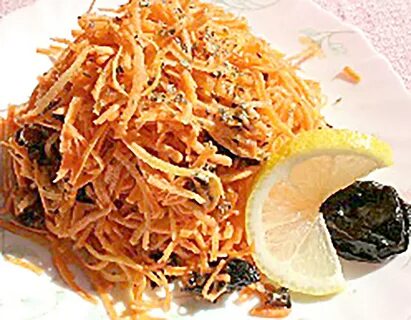 Морковь с черносливом