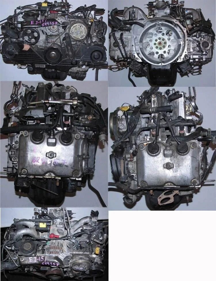 Расшифровка маркировки двигателя ej 20 Двигатель Subaru Impreza GD9 EJ204 2000 B082517 (б/у)
