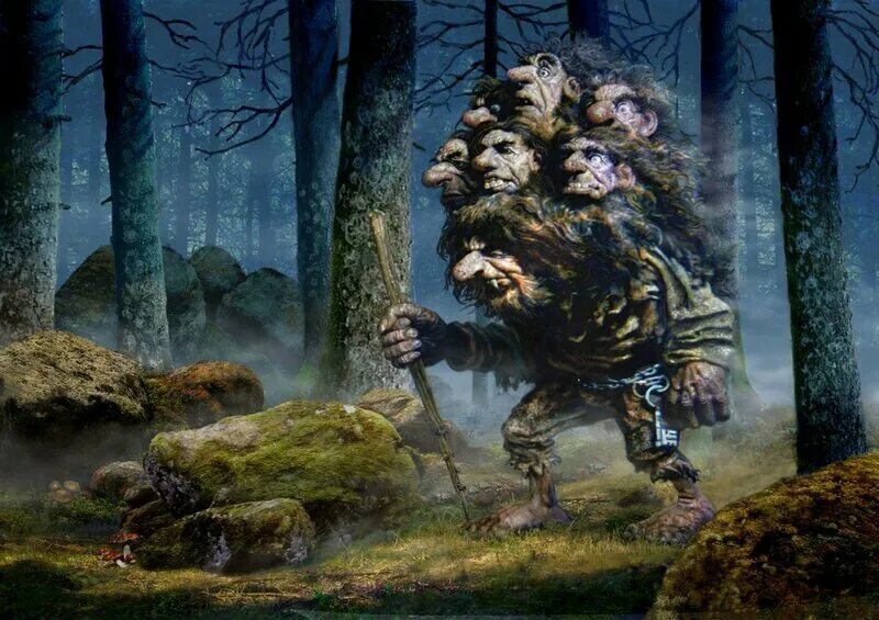 Тролли в мире людей. Тролли ивара рёднингена. ивар реннинген тролли. тролли скандинавская мифология. ивар реннинген художник.