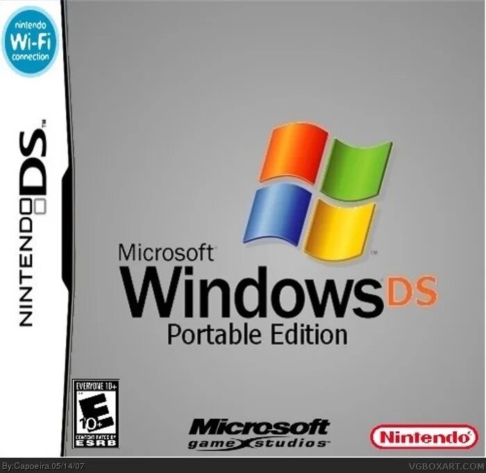 Ds for windows. Windows xp box art.