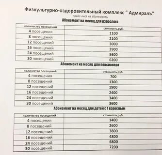 Бассейны расписание таганрог