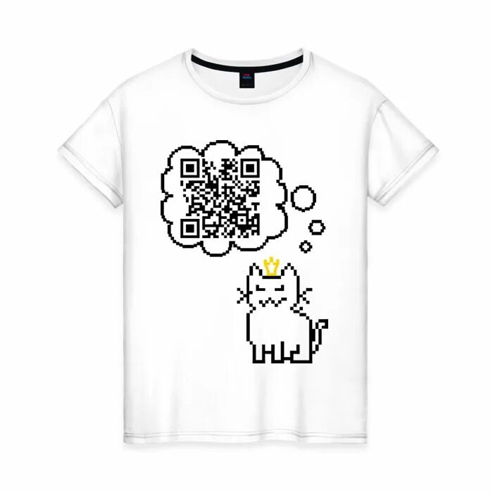 Qr кот. Qr котик. коты правят миром футболка. qr код кот. qr котик прикол.