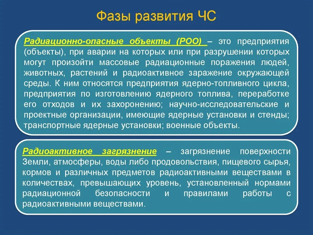 Фазы аварий на радиационно опасных объектах. Фазы аварии на РОО. Фазы развития радиационной аварии. Временные фазы радиационных аварий.