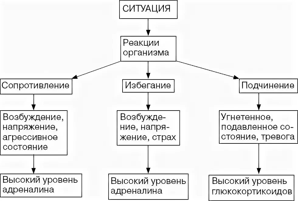 Реакции организма могут быть. Схема развития стрессовой реакции. реакции на стресс в психологии. реакции организма на стрессовые ситуации. реакция организма на экстремальные ситуации.