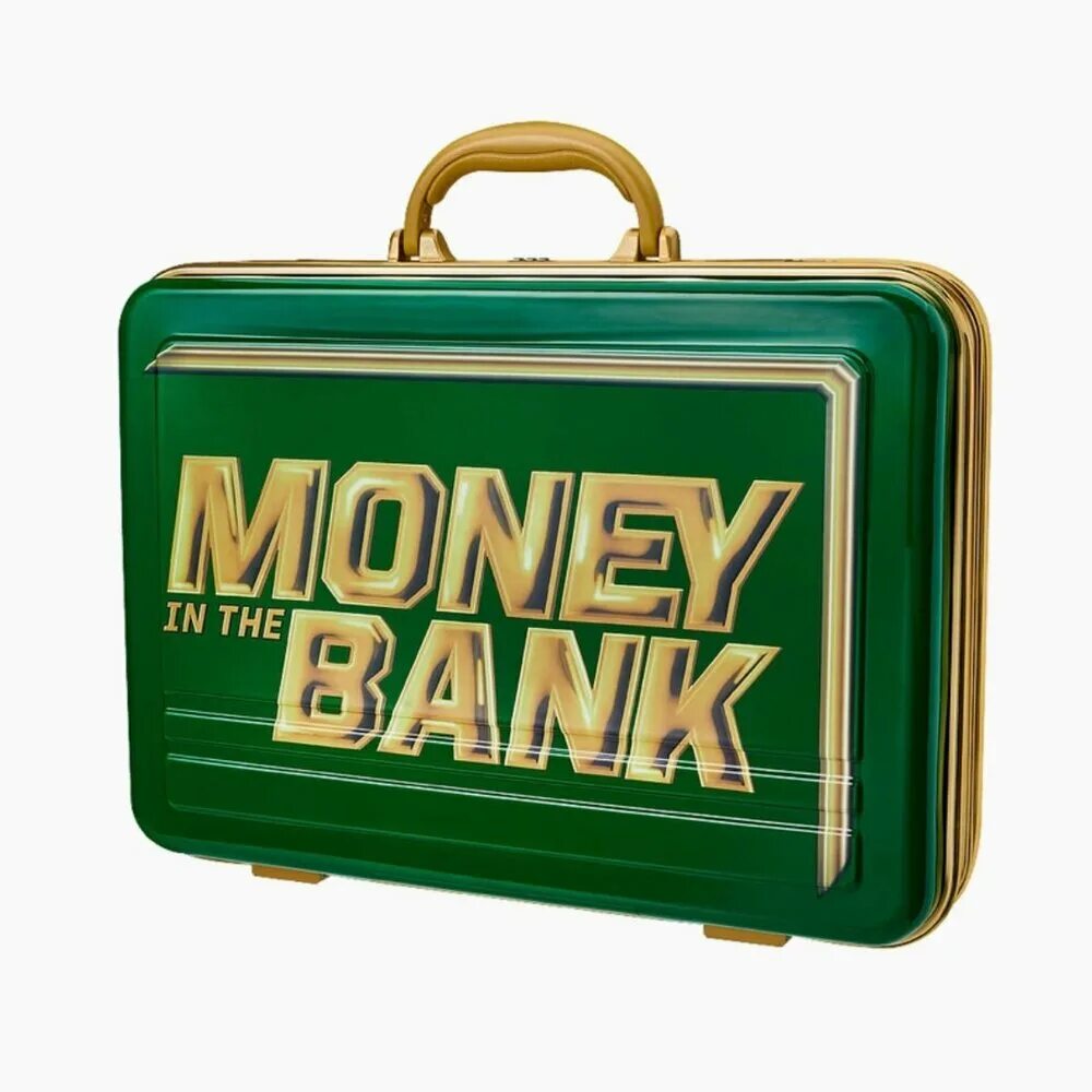 The bank is the shop. Кейс MITB. Money in the Bank. WWE money in the Bank. Кейс WWE.