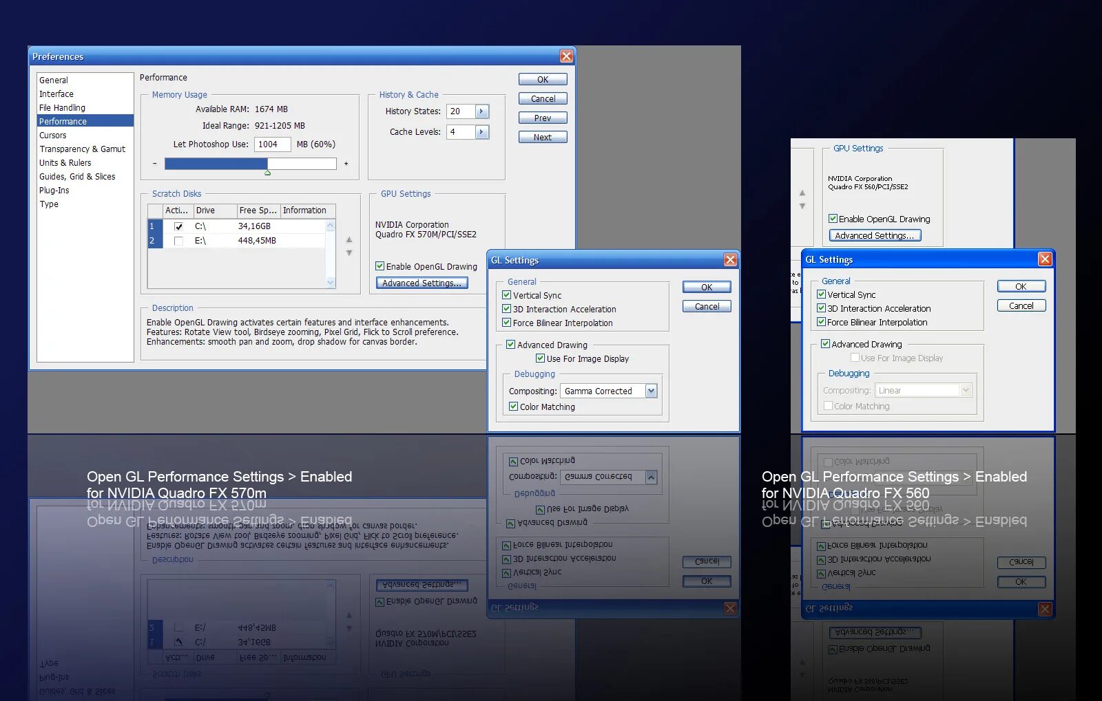 Opengl фотошоп включить. Окно документа с включенным opengl. Как включить в документе в фотошопе opengl. Enable opengl. Как включить opengl в фотошопе.