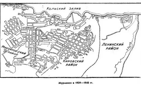 Схема мурманска