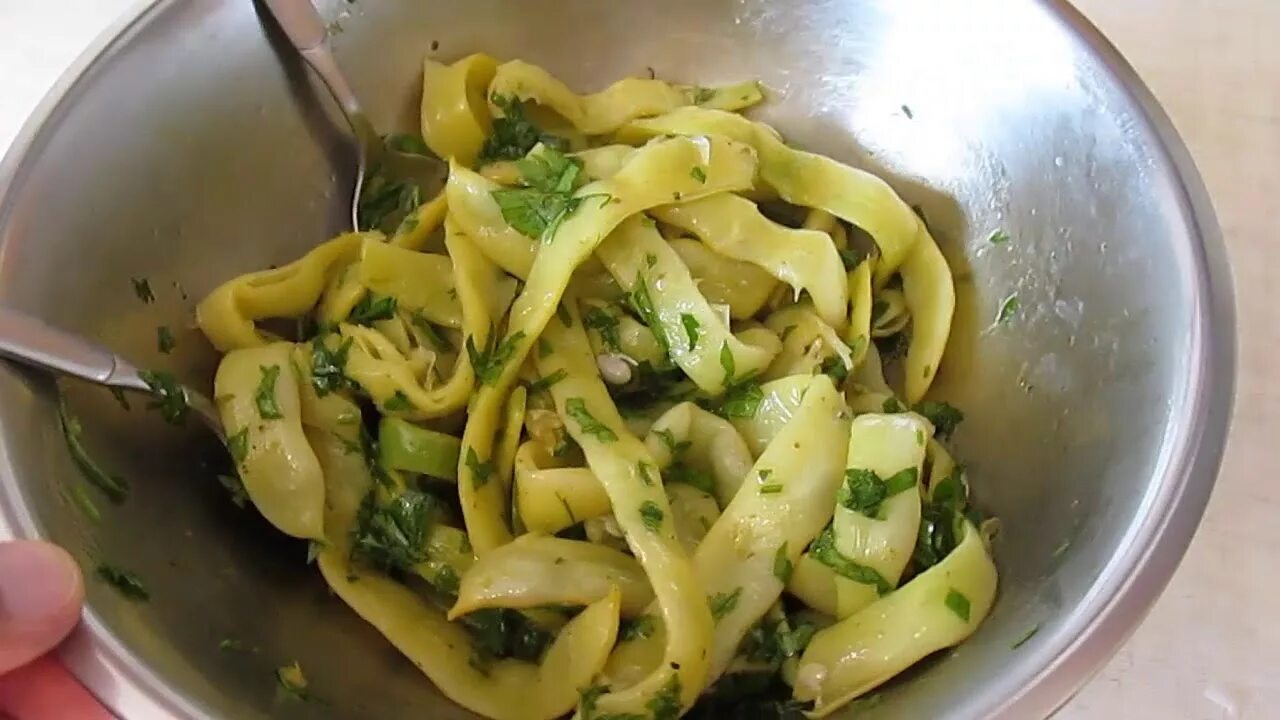 Приготовление турши из фасоли по армянски