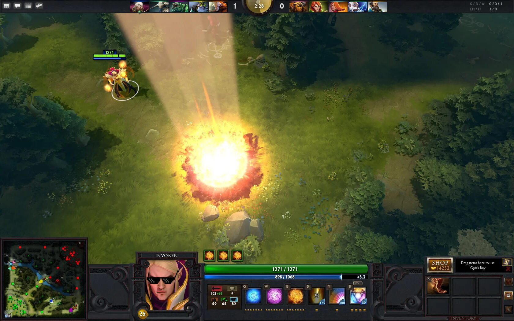 Как играть на инвокере дота. Sunstrike invoker. сан страйк дота 2. invoker санстрайк. инвокер кастует сан страйк.