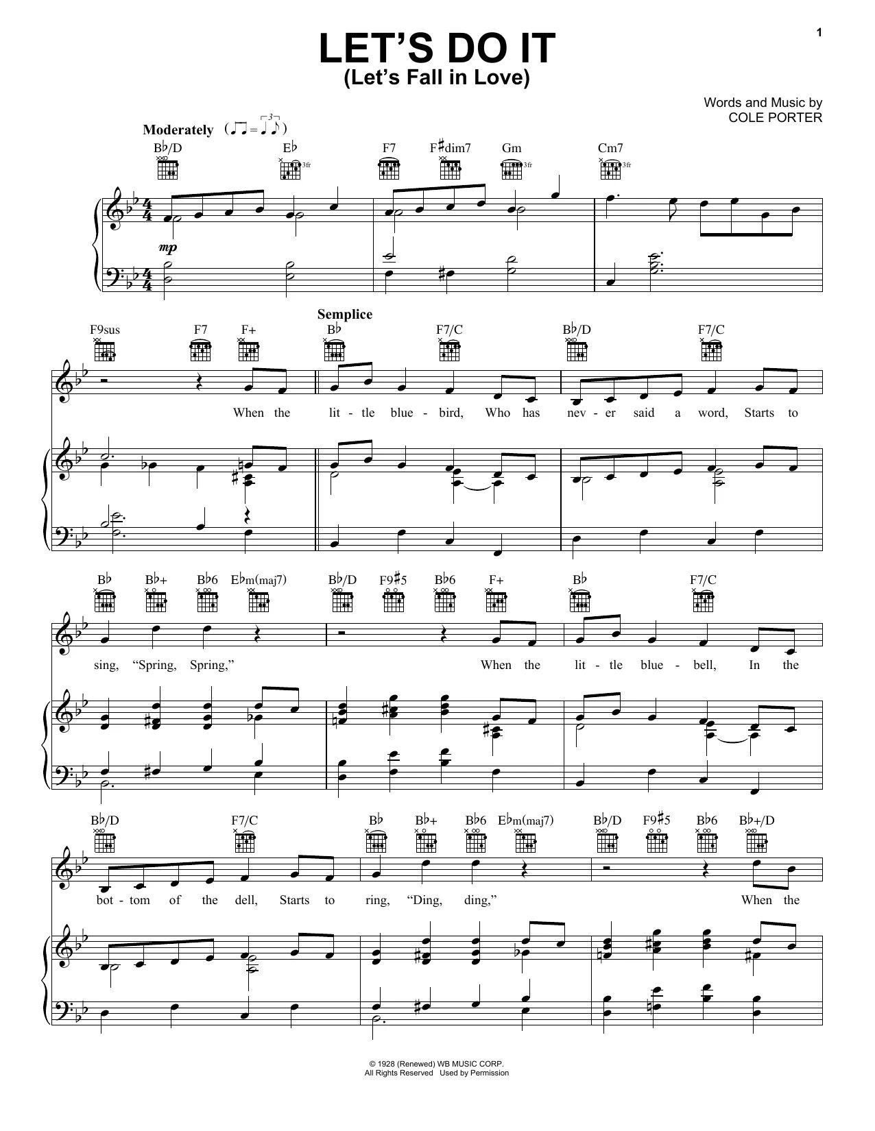 Let my fall. Cole porter lets do it ноты. so in love ноты. let s fall in love ноты. let&#039;s do it, let&#039;s fall in love.