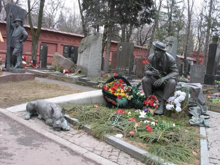 Новодевичье кладбище Никулин могила. Могила Юрия Никулина.
