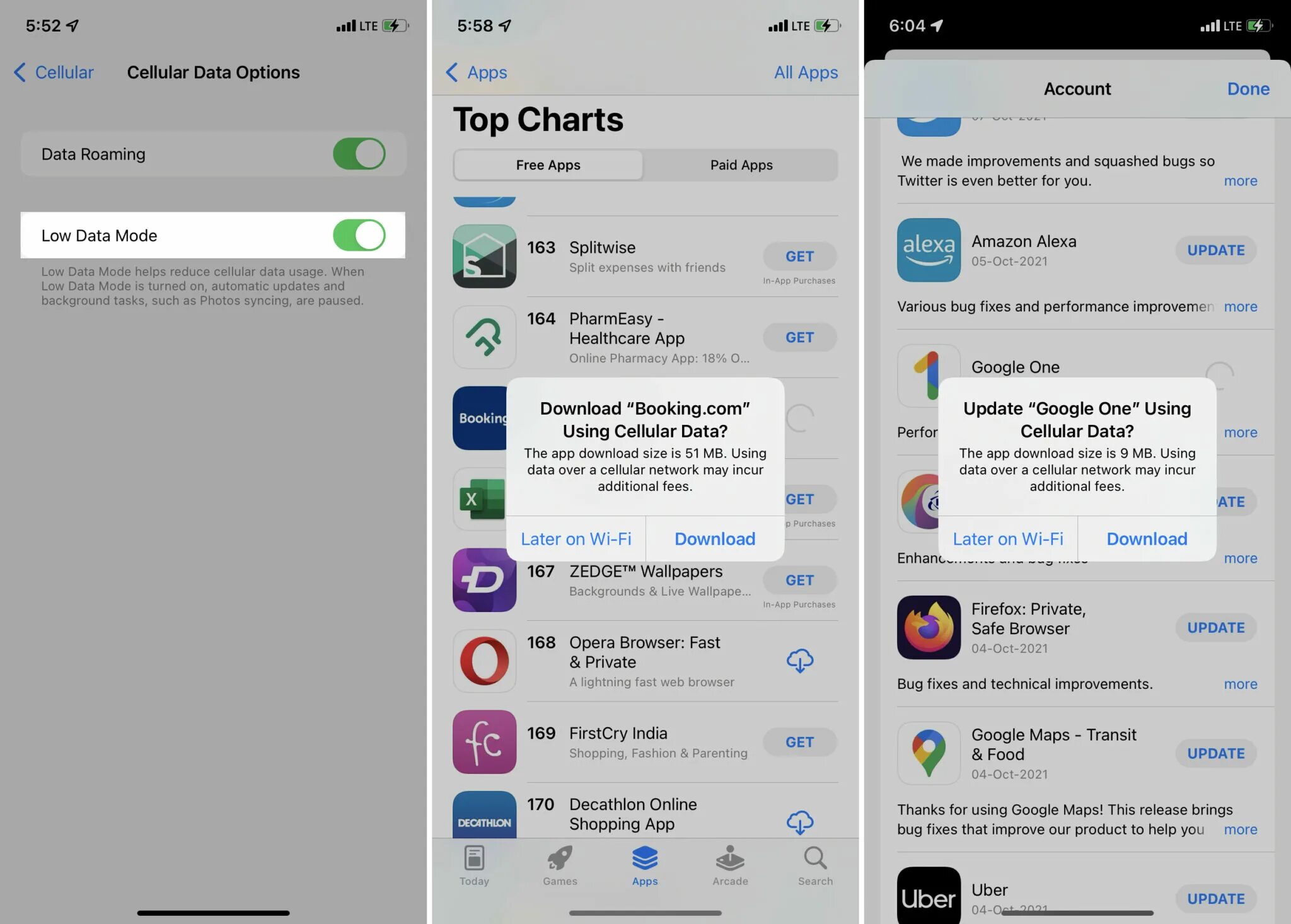 Проверка использования хранилища на iPhone и iPad